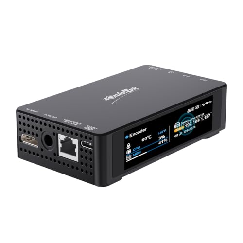 Image of Zowietek 4K60 HDMI NDI Video Encoder Decoder, ZowieBox Pro, Support NDI 6 & NDI|HX3, AI Edge Tracking, Direct Touch Screen, Hardware UVC Converter, HDMI Extender, SRT RTMP RTSP for Live Streaming