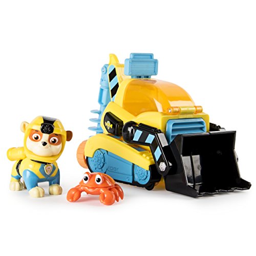 Paw Patrol Sea Patrol – Rubble’s Transforming Sea Patrol Vehicle with Bonus Sea Friend