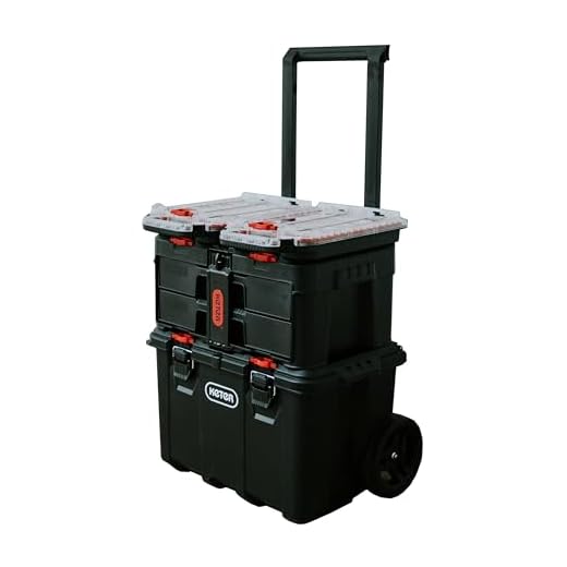 Keter Stack-n-Roll Modular Tool Organizer