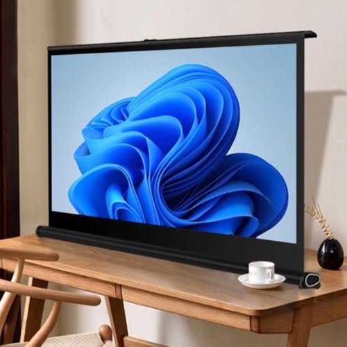 Pantalla Retráctil Manual para Proyector de 50 pulgadas miniatura 3