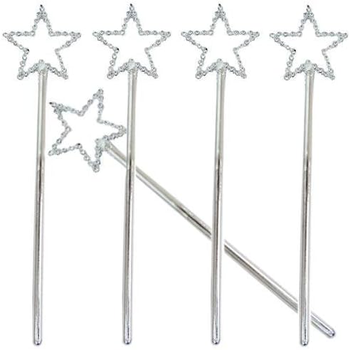 12 x Fairy princess Star Wands - Party bag fillers by Playwrite