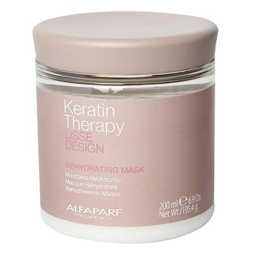 Mascarilla rehidratante para revitalizar el cabello, aumentar la hidratación y proteger el cabello que ha tenido tratamiento de queratina Serie