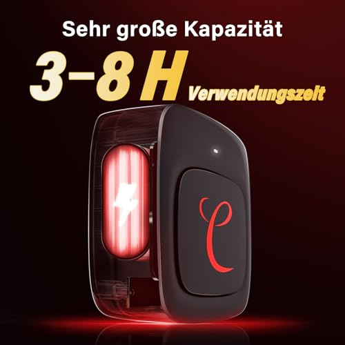 Comfytemp Infrarot Wärmegürtel Rücken Massagegerät mit 36Wh Akku,10 Wärmestufen 5 Vibrationmoden Kontrolle per Knopfdruck und App, 27X155cm Groß Kabellos Heizgürtel Abschaltautomatik Rückenwärmer XXL