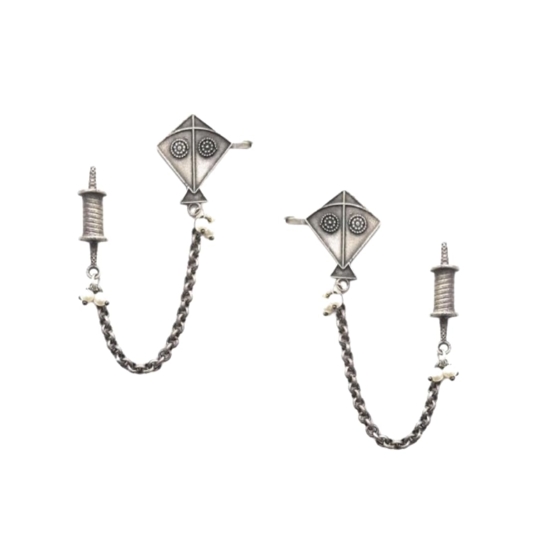 See full amazon price history chart for Surakshit Hub Kite and Charki Earcuffs for Women and Girls | Silver Earcuffs Earrings For Women & Girls | Oxidised Silver Ghunghru Earrings With Earrcuffs For Women and Girls Surakshit Hub Kite and Charki Earcuffs for Women and Girls | Silver Earcuffs Earrings For Women & Girls | Oxidised Silver Ghunghru Earrings With Earrcuffs For Women and Girls (B0DB8D383G) Amazon Price History, Amazon Price Tracker