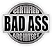 Bad Ass Architect Hard Hat Sticker/Helmet Decal Label Lunch Tool Box