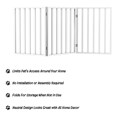 PETMAKER Pet Gate Dog Gate for Doorways, Stairs or House