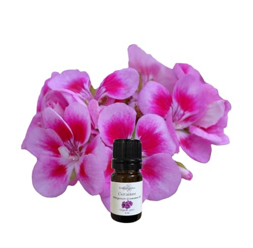Aceite Esencial de Geranio Orgánico Puro 5 mL