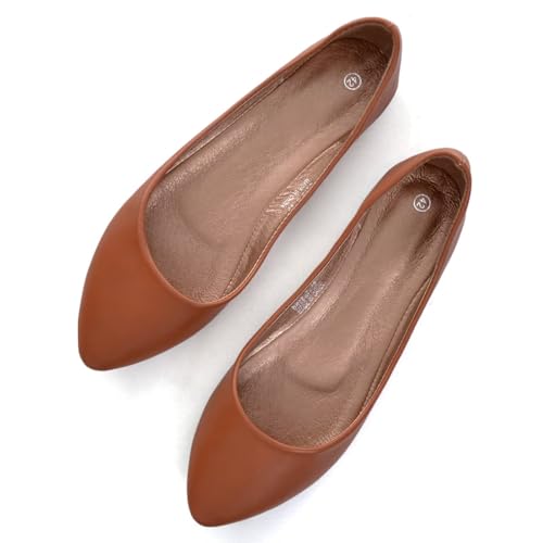 Dear Time Women's Soft Comfortable Flats Work Shoes Slip-ons for Office Ladies2