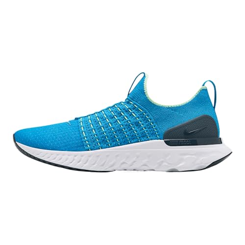 Nike React Phantom Run Flyknit 2 Men's Road Running Shoes (CJ0277-402, Blue Orbit/Vapor Green/Deep Ocean/Blue Orbit)