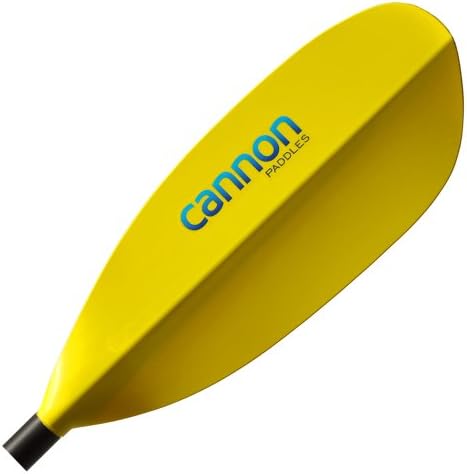 Cannon Paddles Wave FX Kayak Paddle with Yellow Fiberglass Reinforced Polymer Blades (2-Piece)