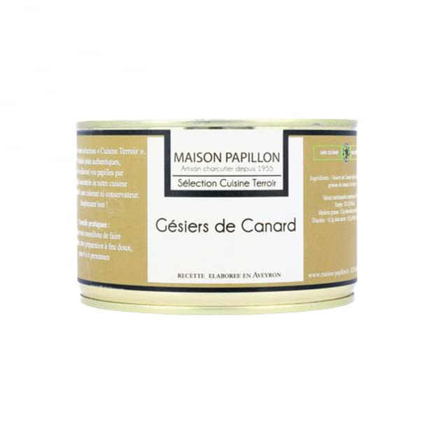 Gesiers de canard 380g - Maison Papillon