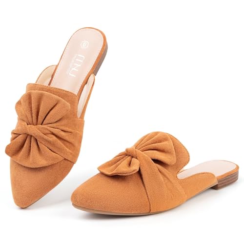 MUSSHOE Women's Pointed Toe Mules