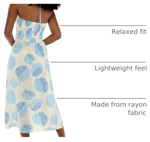 Image of Matchable Couple Hawaiian Shirt or Dress Signature Prints Pacific Palm | Sold Individually; Matchable Couple Collection; Soft Comfortable Fabric; Signature Tropical Prints; Vacation Ready