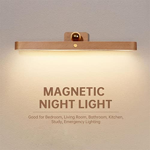 Miroir en bois à LED applique murale avec angle réglable pivotant - 2