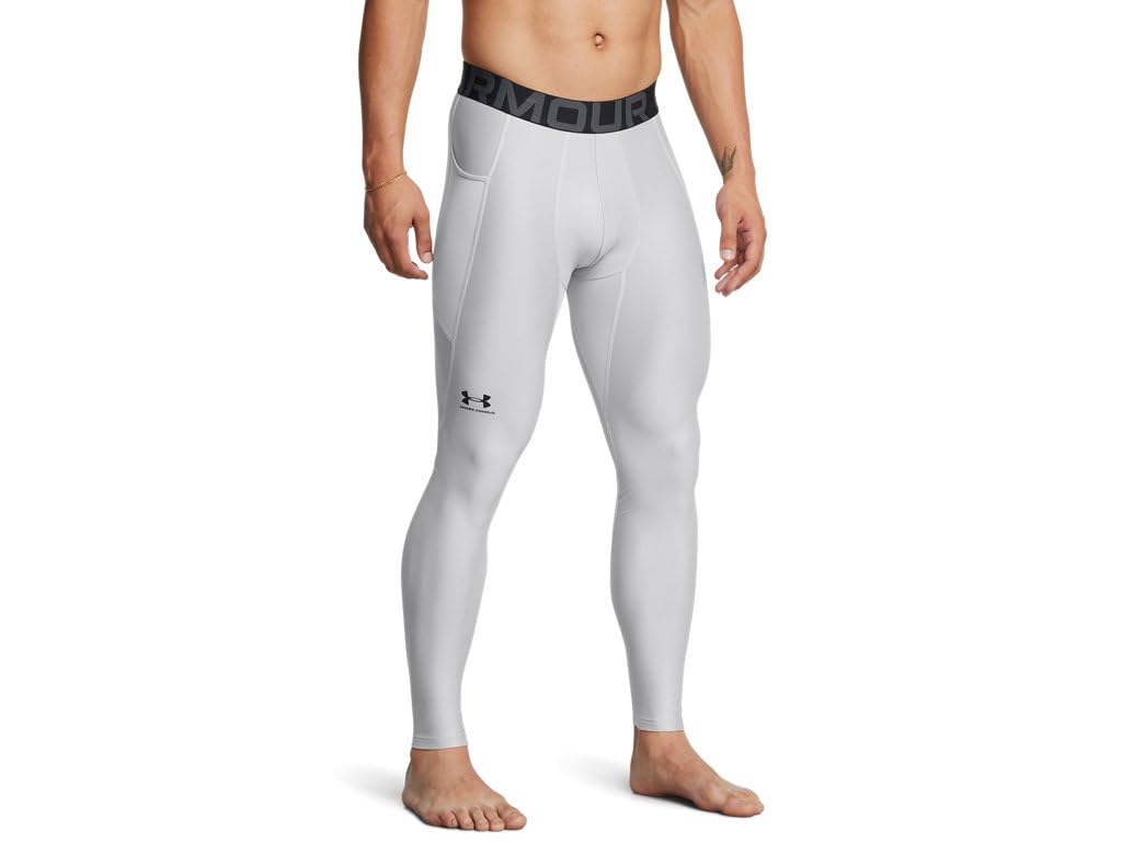 Under Armour HeatGear Herren-Leggings, (011) Mod Grey/Black, Groß