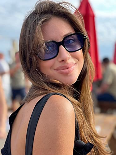 Duper 70s Retro Aviator Sunglasses - Blue Shades for Women4