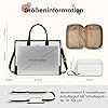 LOVEVOOK Laptoptasche Damen 15,6 Zoll, Wasserdicht Arbeitstasche Aktentasche Handtasche Groß Schultasche Shopper Business Tasche Lehrertasche, Tote Bag Notebooktasche für Büro Uni #3
