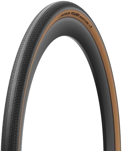 Michelin Power Adventure Tire – 700 x 36, Tubeless, Folding, Tan – All-Terrain Bike Tire with Gum-X Technology, Bead to Bead Shield, and Enhanced Puncture Resistance for Gravel, Gravel, and Off-Road