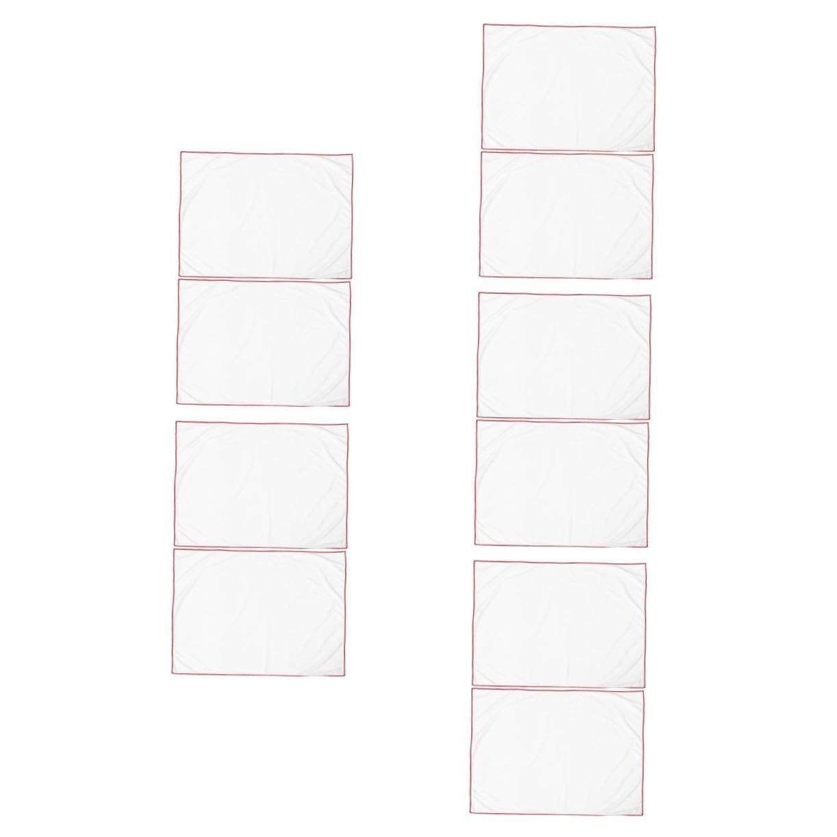 10 Piezas Paños de Microfibra para Pulir Cristalería Toallas sin Pelusa para Secar Copas de Vino Cristalería y Limpieza de Lentes de Cámara Reutilizables y Duraderas