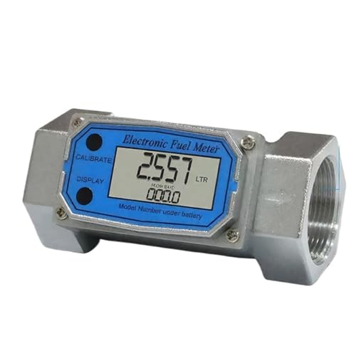 Débitmètre d'eau électronique étanche avec capteur de débit LCD 1.5