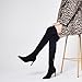Elisabet Tang Elegant Black Over-the-Knee Boots with 3.15