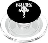 Retired Baby Maker Geburtskontrolle Vasektomie PopSockets PopGrip für MagSafe