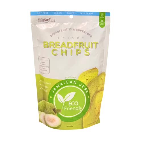 Jus Chill Jamaican Jerk Breadfruit Chips (3-Pack) | Natural Gluten-Free | Caribbean Grain-Free Snack | Non-Dairy / Dairy-Free Cracker-like | Superfood Savory Crisps | Nut-Free Pantry | Paleo | Vegan | Simply Ingredients | Low Glycemic | Upcycled High Fibe - Thumbnail 2