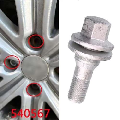 Tornillos hexagonales ruedas Peugeot 3008 1007 espárragos tuercas 003549817 6