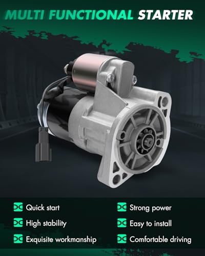 Image of SCITOO Motor Starter for SMT0042 Starters Fit for Nissan for D21 1988-1994, for Nissan for Pathfinder 1987-1988, for Nissan for Pickup 1995 1998-1999, for Nissan for Van 1987-1988