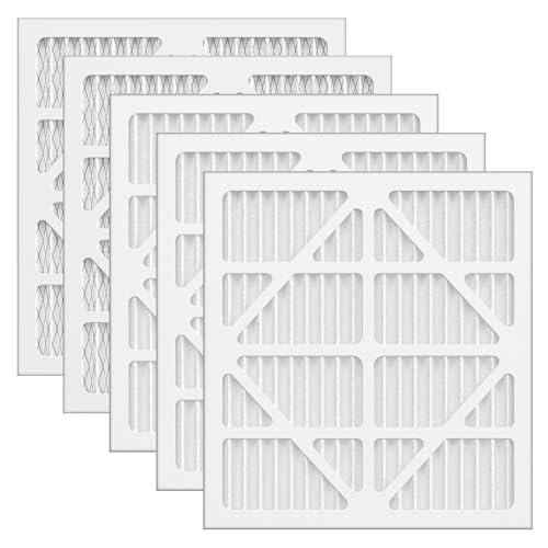5 Pack MERV-10 Filter Replacement, Compatible with AlorAir CleanShield HEPA 550 and Abestorm HEPA 550 Air Scrubber Only – Not for Other 550 Models, Filter Size 14.8