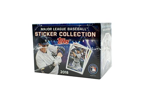 2018 Topps MLB Baseball Collectors Sticker Hobby Box: 50 Packs (400 stickers)