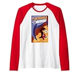 Disney Pixar The Incredibles Omnidroid Comic Book Cover Raglan Baseball Tee