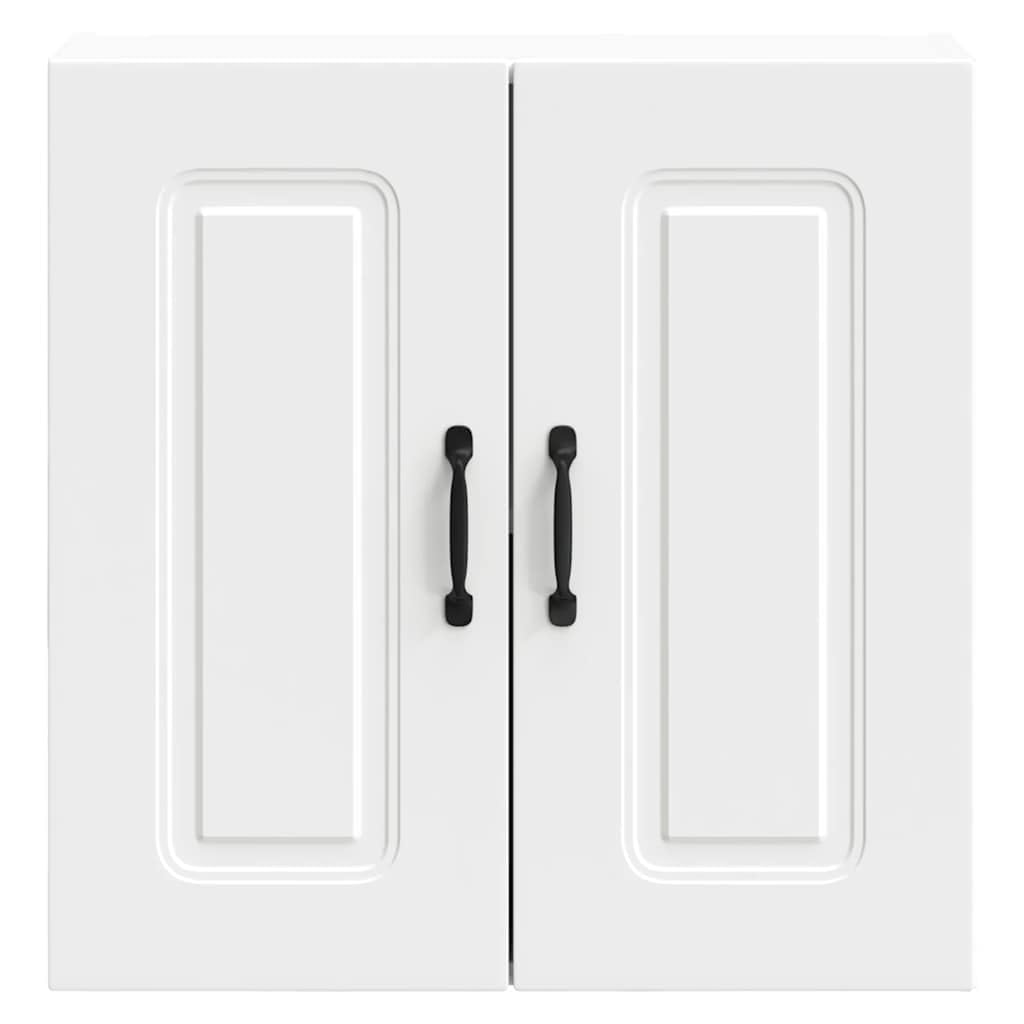 vidaXL Küchen-Hängeschrank Kalmar Weiß Holzwerkstoff, Wandschrank Küche, Wandschrank, Oberschrank, Küchenschrank, Hängeschrank, Oberschrank Küche