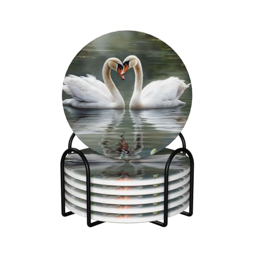 Dessous de verre en céramique pour apéritif réussi et table protégée - 2