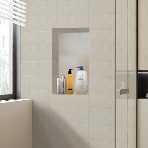 Uni-Green Ready Tile Shower Niche Shelf 17"X25"X4"(Inside 14"X22") - - Water and Leak Proof Large Wall Niche Insert - Image 3