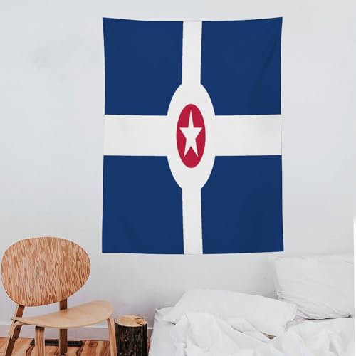 Tapiz de Indianápolis vertical para transformar la decoración de tu sala de estar 7