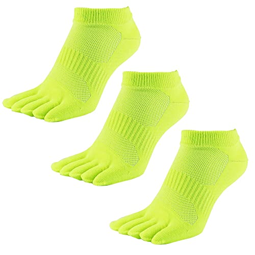 [アスカ] 5本指ソックス 4サイズから選べる くるぶし丈 メンズ レディース 25-27cm 3足