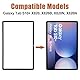 Duotipa Neu 12.4 Display Glas Frontglas Reparatur Replacement Set kompatibel mit Samsung Galaxy Tab S10+ X820, X826B mit OCA Adhesive inkl Werkzeugsatz,No LCD Screen and Touch Digitizer
