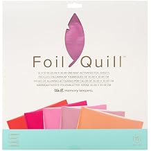 We R Memory Keepers Foil Quill 12"X12" Foil Sheets 15/Pkg-Flamingo-3 Each Of 5 Colors