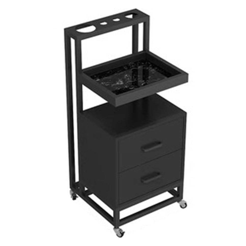 Aserzenith F Beauty Salon Trolley Salon Station Rolling -Stylist Cart Mobile Hairdressing Barber Station -Salon Trolley Cart With Wheels Or Beauty Spa,-37X37x85cm
