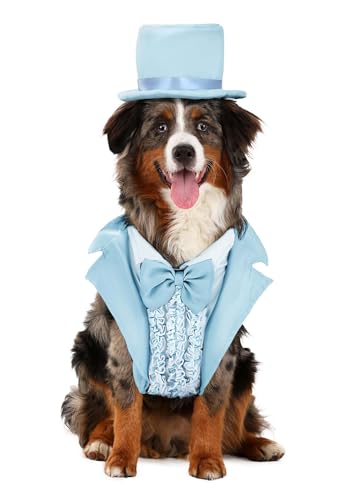 Disfraz Iconic Pet Tuxedo Azul Claro Talla S