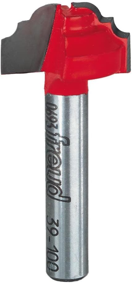 Freud 39-100: 3/32 Radius Cove & Bead Groove Bit with 1/4 Shank