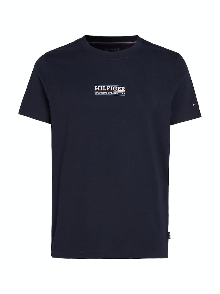 Tommy Hilfiger Hombre Camiseta Manga Corta Cuello Redondo