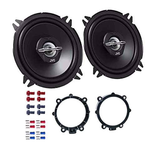 JVC CS-J520X Auto Lautsprecher Boxen 500 Watt 13 cm 2 Wege Koax passend für Mercedes Vito (W639) ab 2003 Türen Front