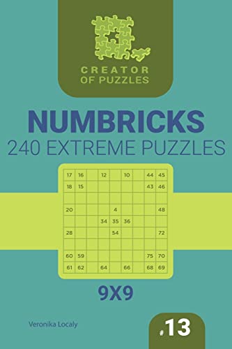 Creator of puzzles - Numbricks 240 Extreme (Volume 13)