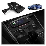 VEGIONES Wireless Charging Pad,Wireless Car Charger, for 3 Series 2020-2023,15W Wireless Charging Panels Can Be Charged Through Phone Case,Wireless Charger for Car Apply to Qi Phone