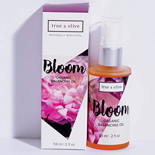 True And Olive Organic Balancing Facial Oil- Face Moisturizer, Grapeseed Oil, Rosehip Oil, Sea Buckthorn Oil With Lavender Essential Oil, Vegan, Pure, Herbal, Hydrates And Rejuvenates #TOP30
