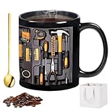 【Céramique durable for un usage quotidien】 Fabriquée à partir de céramique robuste et de haute qualité, cette tasse est conçue for le plaisir quotidien de vos boissons chaudes ou froides préférées à la maison, au travail ou dans le garage.
