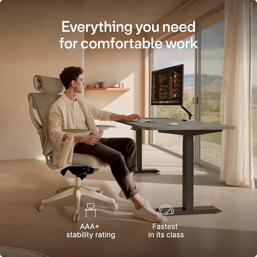 Electric standing desk adjustable