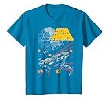 T Shirt Graphique Star Wars Millenium Falcon Battle T Shirt